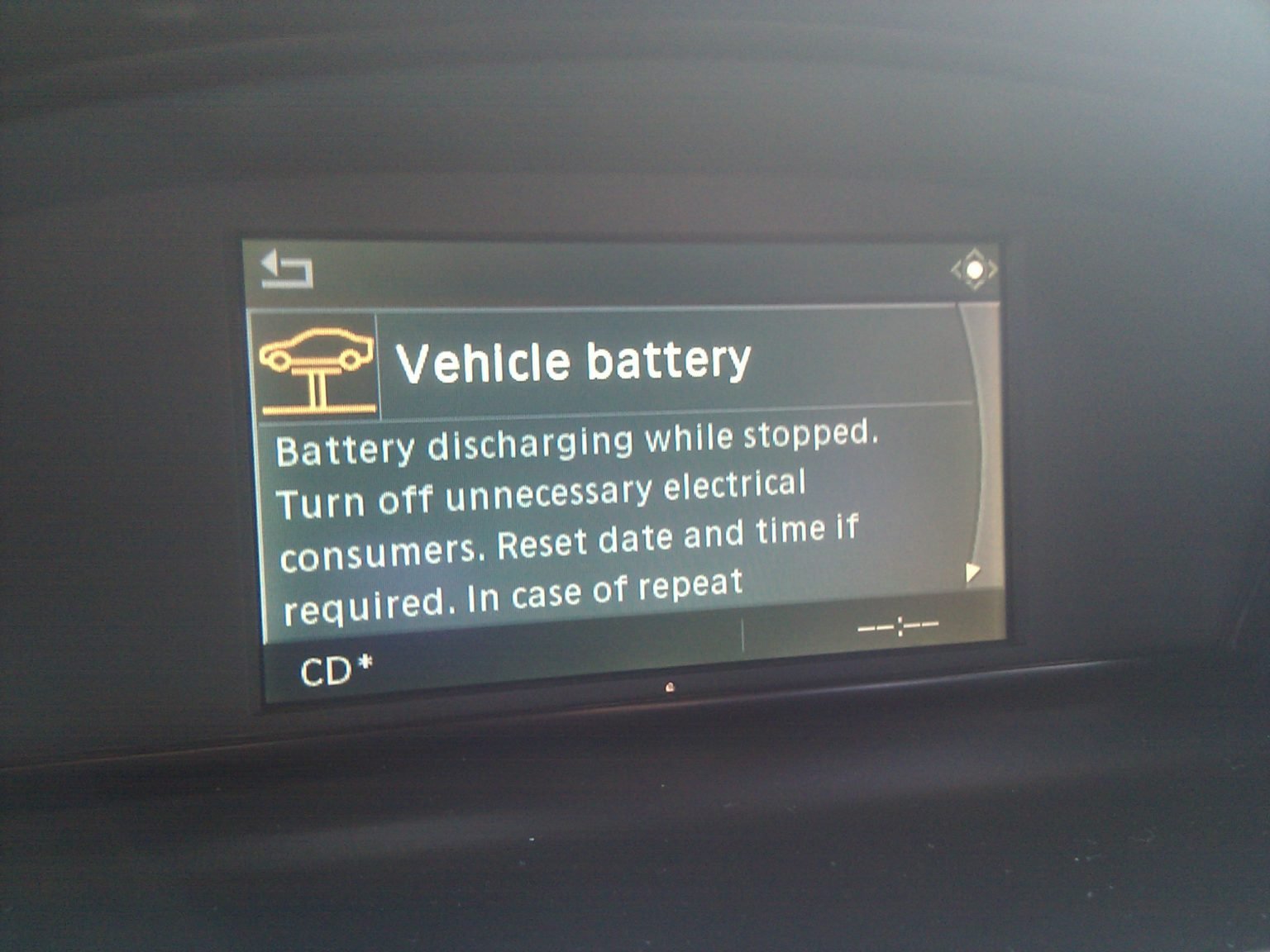  Increased Battery Discharge BMW 
