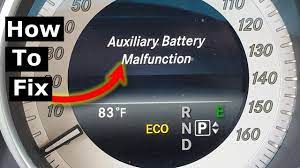 Auxiliary Battery Malfunction معنى 