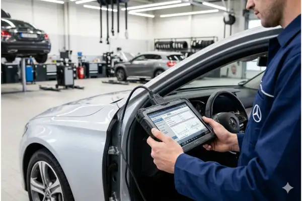 جهاز فحص سيارات مرسيدس