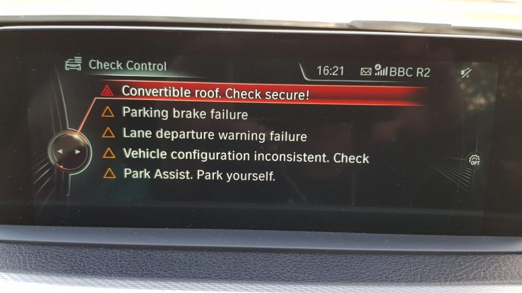 أسباب ظهور مشكلة  Electronic Parking Brake في BMW