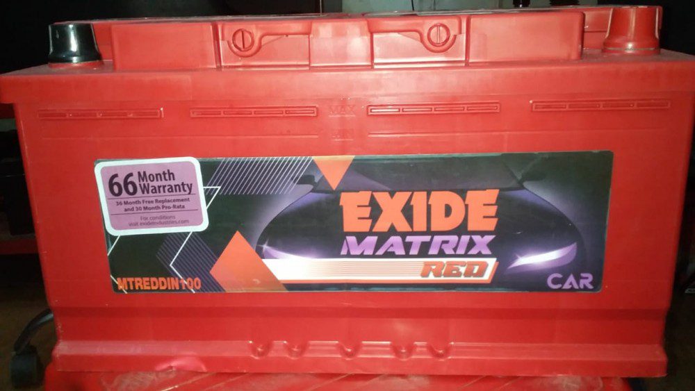 بطارية Exide Matrix Red MTREDDIN100
