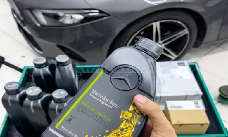 كم لتر زيت محرك مرسيدس s350