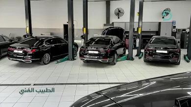 افضل كراج بي ام دبليو بداخله سيارات بي ام عاطلة ورافعات هيدروليكية متطورة